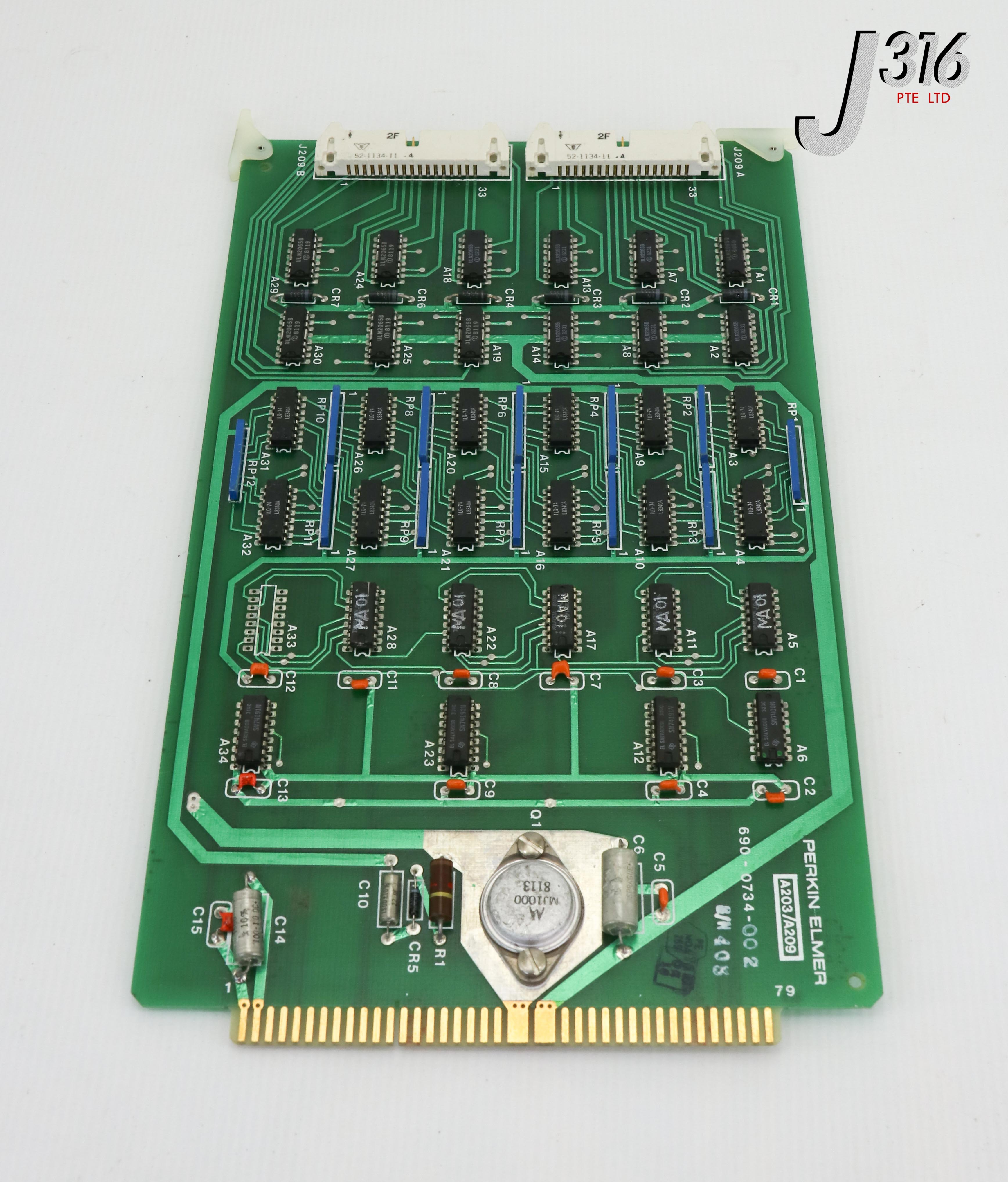 サンプル 23107 PERKIN ELMER PCB ASSY, A203/A209, 690-5063-002 690-0734-002